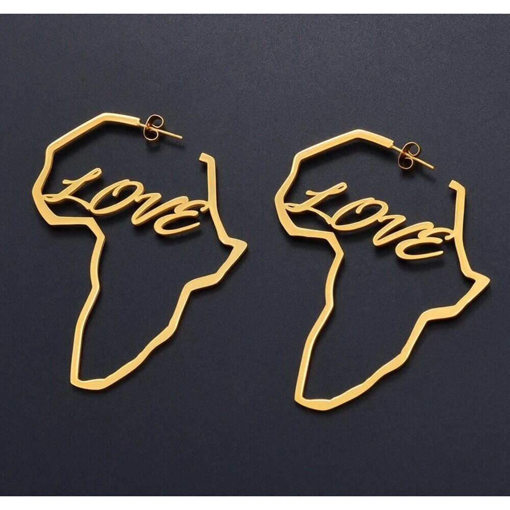Africa love earrings